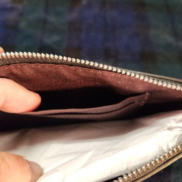 Coach Cosmos Corner-zip Wristlet